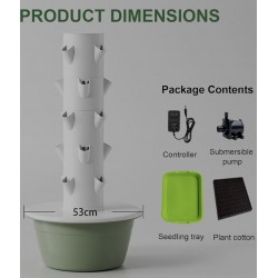 GreenTower Smart Vegetable Growing Tower (5 Layers) (105x53cm)