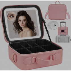 GlamBox Pro – Large Size Makeup Organizer Bag (26x23x11cm)