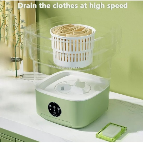 Multifunctional Foldable Mini Washing Machine