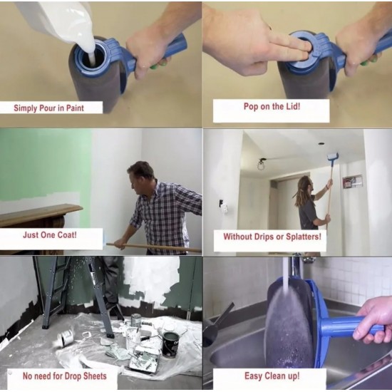 Practical Drip-Free Smart Paint Roller