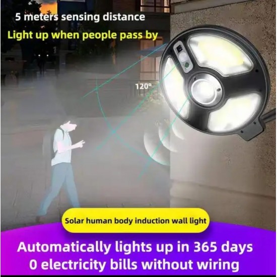 Solar 50W Ufo Design Waterproof Motion Sensored Street Light