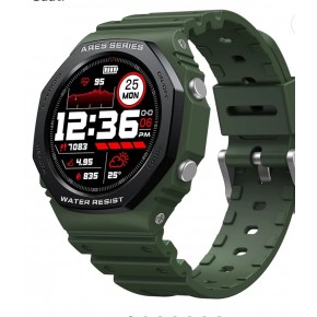 Zeblaze Ares 2 50ATM Waterproof Rugged Smart Watch Green