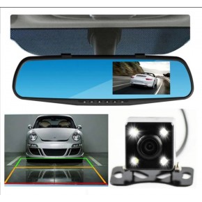 Blackbox DVR Vehicle Camera with Rear Mirror