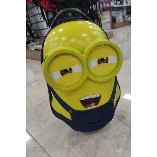 Minion School Bag With Wheels 26cmx37cmx49cm