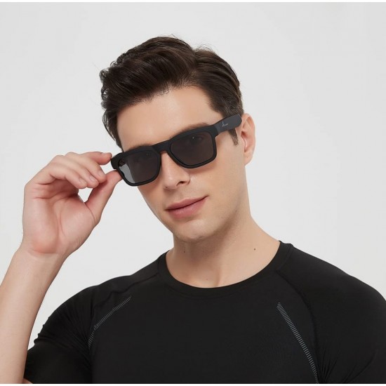 Smart Audio Sunglasses, Voice Control and Open Ear Style, Listen to Music and Calls