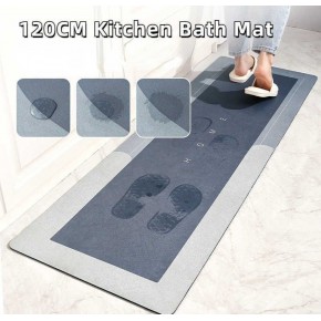 Kitchen & Bathroom Water Absorbent Mat 120x40cm