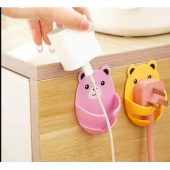 Pack of 4 Bear Cable Holder