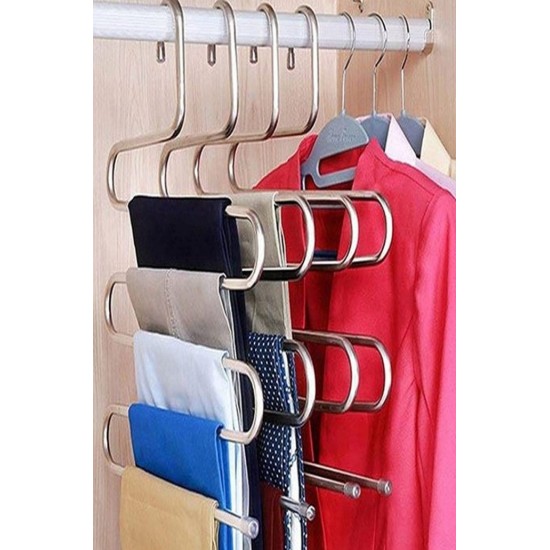 5 LAYER METAL TROUSERS HANGER