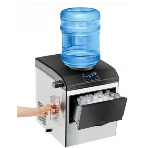 Geepas Ice Maker with Water Dispenser, 22kg Ice in 24Hrs,