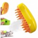 STEAM BRUSH RECHARGEABLE CAT DOG BRUSH