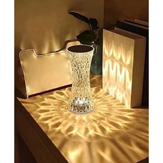 Crystal Touch USB Charging Table Lamp  