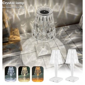 Crystal Touch USB Charging Table Lamp  