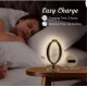 Ellipse Model Romantic Rechargeable Touch Crystal Table Lamp