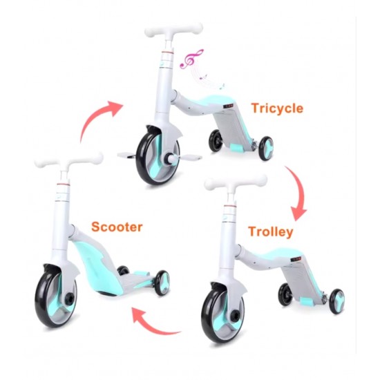 3 in 1 Music Kids Scooter