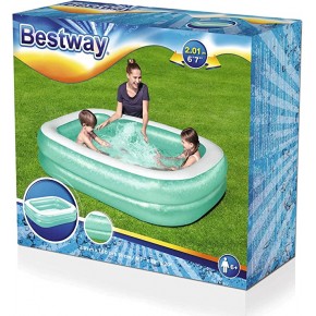 Bestway Inflatable Family Pool Translucent 201x150x51 cm 54005