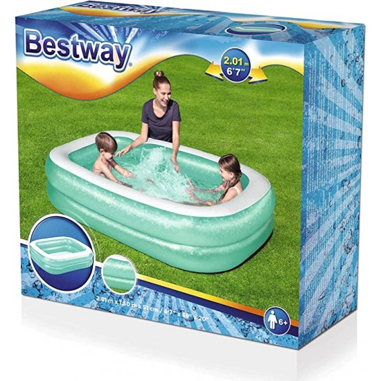 Bestway Inflatable Family Pool Translucent 201x150x51 cm 54005