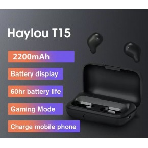 Powerbankli Xiaomi Haylou T15 Gaming Kulaklık Seti 