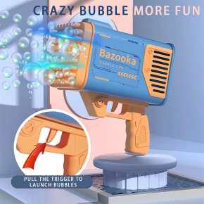 Bazooka Color Led Bubble Gun
