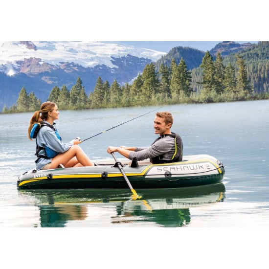 Intex Seahawk™ 2 Inflatable Boat Set - 2 Person 236 x 114 x 41 cm 68347EP