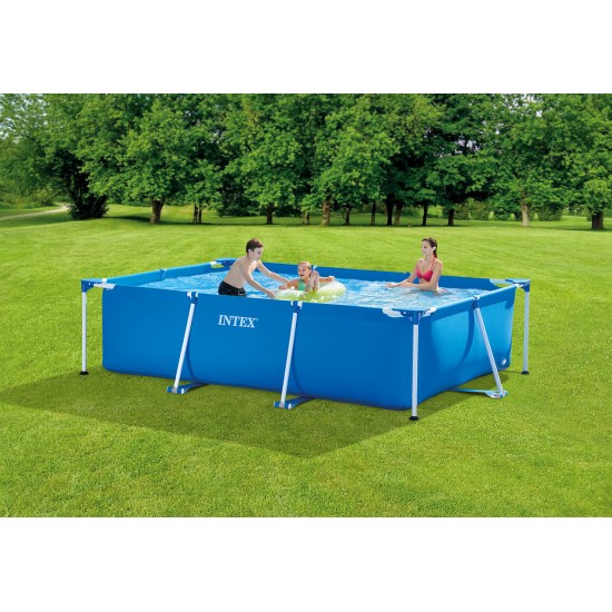 Intex 300x200x75 cm Rectangular Metal Frame Swimming Pool 28272