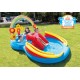 Intex Rainbow Ring Inflatable Play Center w/ Slide 297X193 X135 cm 57453EP