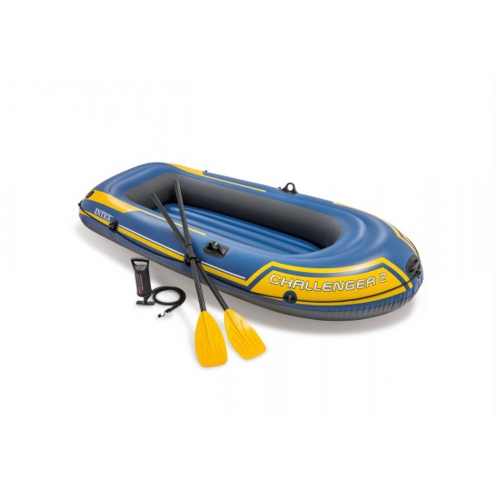 INTEX Challenger 2 Boat Set for 2 Persons 170 Kg 236 cm x 114 cm x 41 cm  68367 