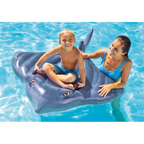 Intex Stingray Ride-On Inflatable Pool Float 188x145 57550