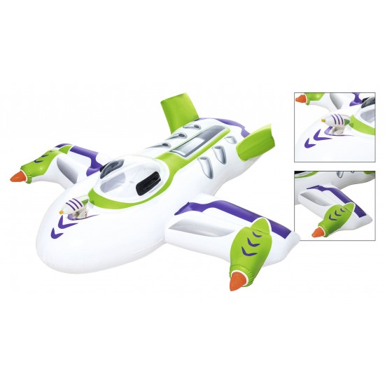 Sizzlin Cool Inflatable Spaceship with Water Blaster 147x140x39 AD15390