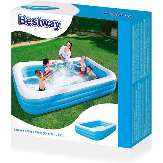 Bestway Inflatable Rectangular Pool 305x183x56 cm 54009