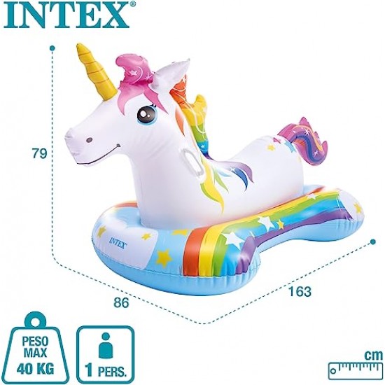 Intex Magical Unicorn Ride-On Inflatable Pool Float 163x86cm 57552EP