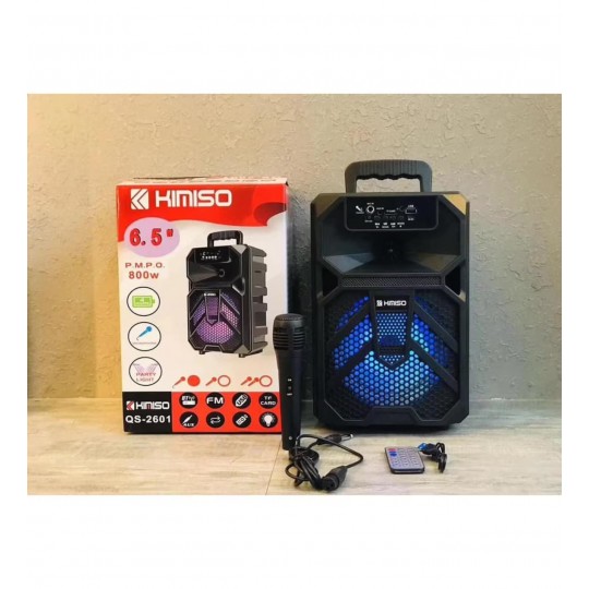 KIMISO 6.5'' Karaoke Wireless Bluetooth Speaker QS 2601