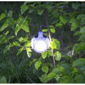 Foldable Solar and USB Rechargeable Emergency Lamp
