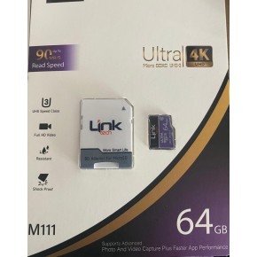 Link Tech M111 64GB MicroSD Memory Card