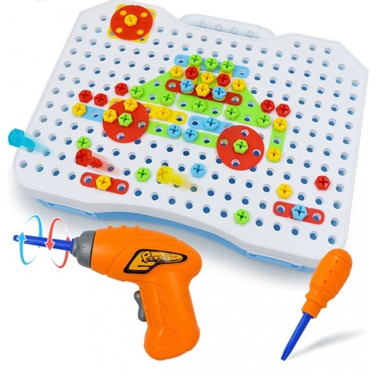 Creative Educational 3D Mosaic Puzzle Build Design Repair Kit with Drill