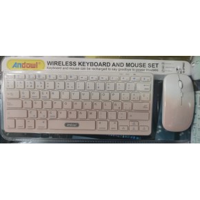 Andowl Wireless Keyboard and Mouse