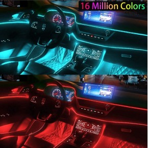 Decorative Andowl Car Lighting RGB LED Strip Neon 12V
