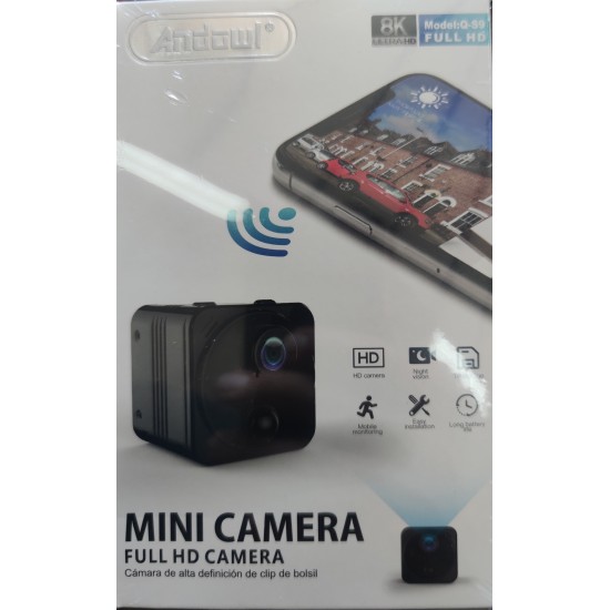 Andowl 8K Full HD Rechargeable Mini Camera