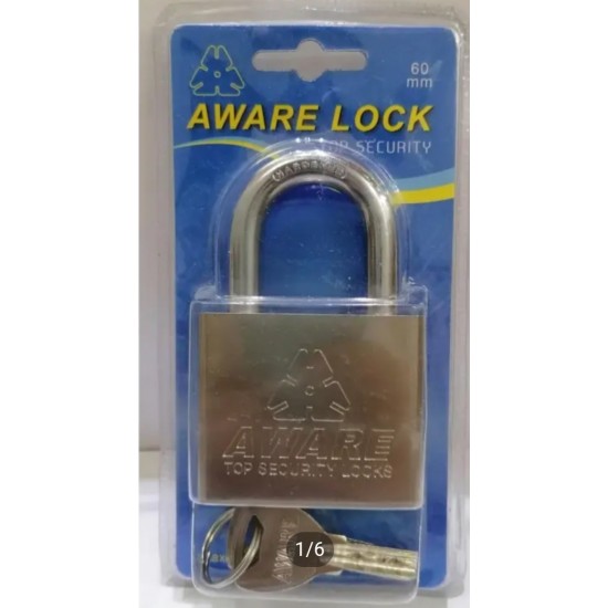 60mm Heavy Duty Cast Iron Padlock Outdoor Door Safety Security