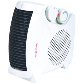 Kingavon 2KW Upright Flat Fan Heater – White