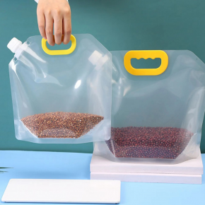 2 Pack Transparent Food Carrying Bags
