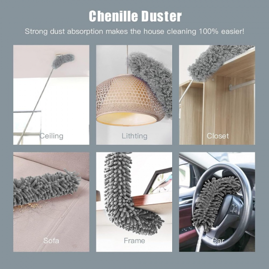 3 Headed Microfiber Mop