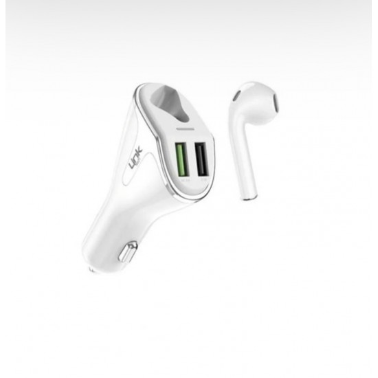 Link Tech B450 Airpods Headphones and Qualcomm QC 3.0 Car Charger