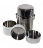 3-PIECE STEEL FOOD THERMOS