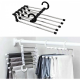 5-PIECE MOVABLE TROUSERS HANGER