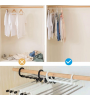 5-PIECE MOVABLE TROUSERS HANGER