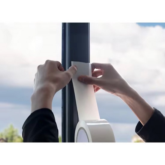 Water, Wind, Sound, Dust Proof Tape White (Pack of 2) (5cmx4.5m)