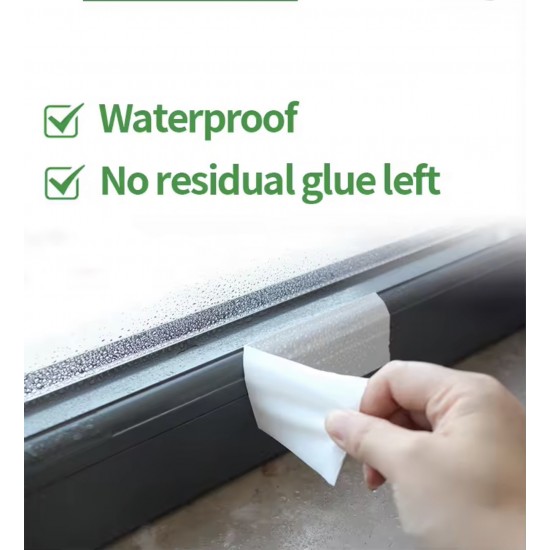 Water, Wind, Sound, Dust Proof Tape White (Pack of 2) (5cmx4.5m)