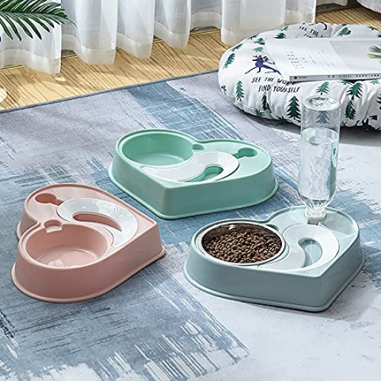 Cat Dog Food and Water Bowl