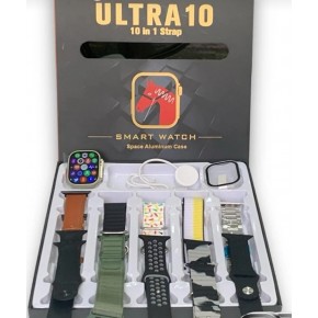 Ultra 10 49mm Smart Watch with 10 Straps and Protective Gift 