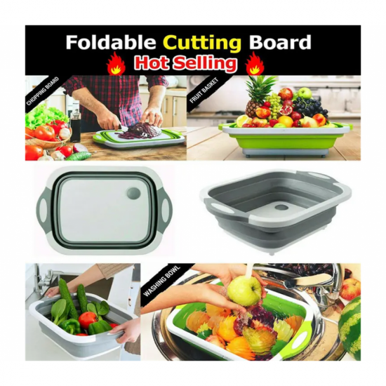 Foldable Strainer and Cutting Board